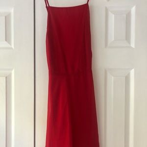 Lulus red halter dress